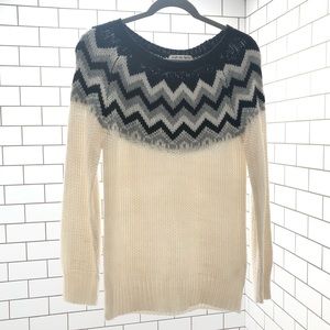 Chevron Striped Sweater